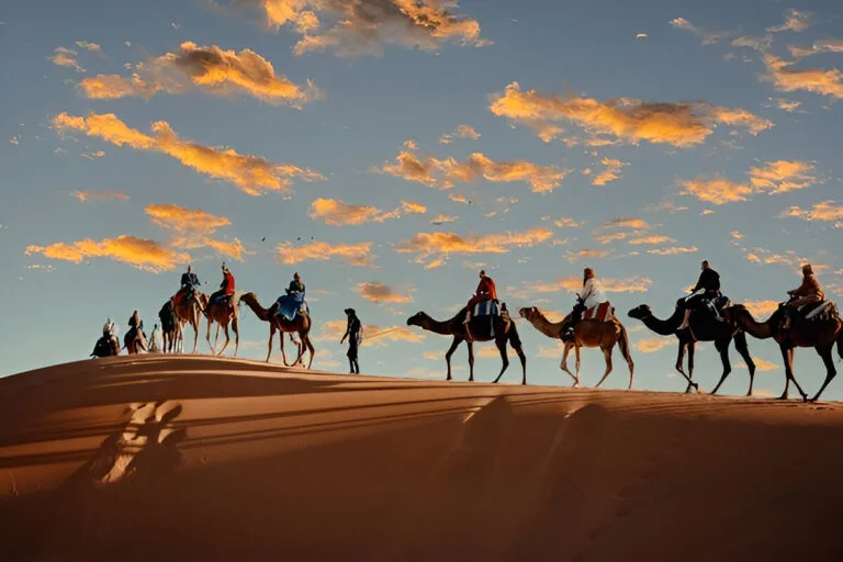 Dunes of Merzouga, Morocco