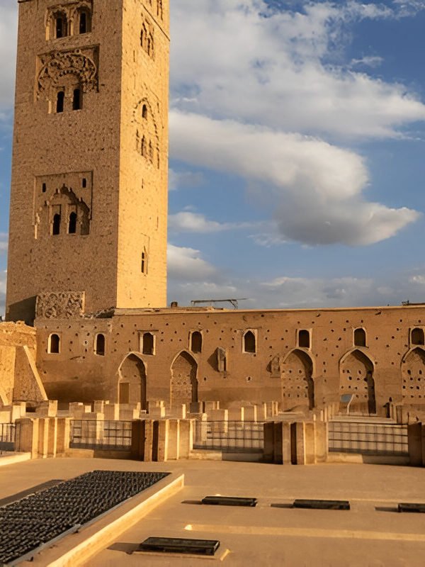 Koutoubia Mosque in Marrakech at sunset