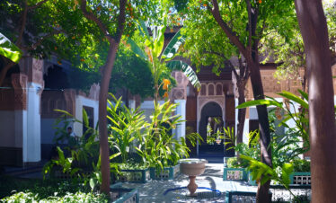 Bahia Palace garden, Morocco