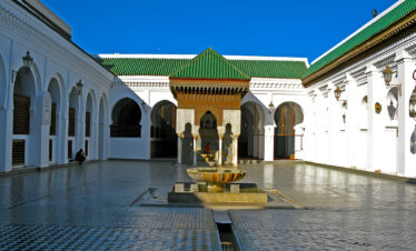 Riad courtyard, Morocco