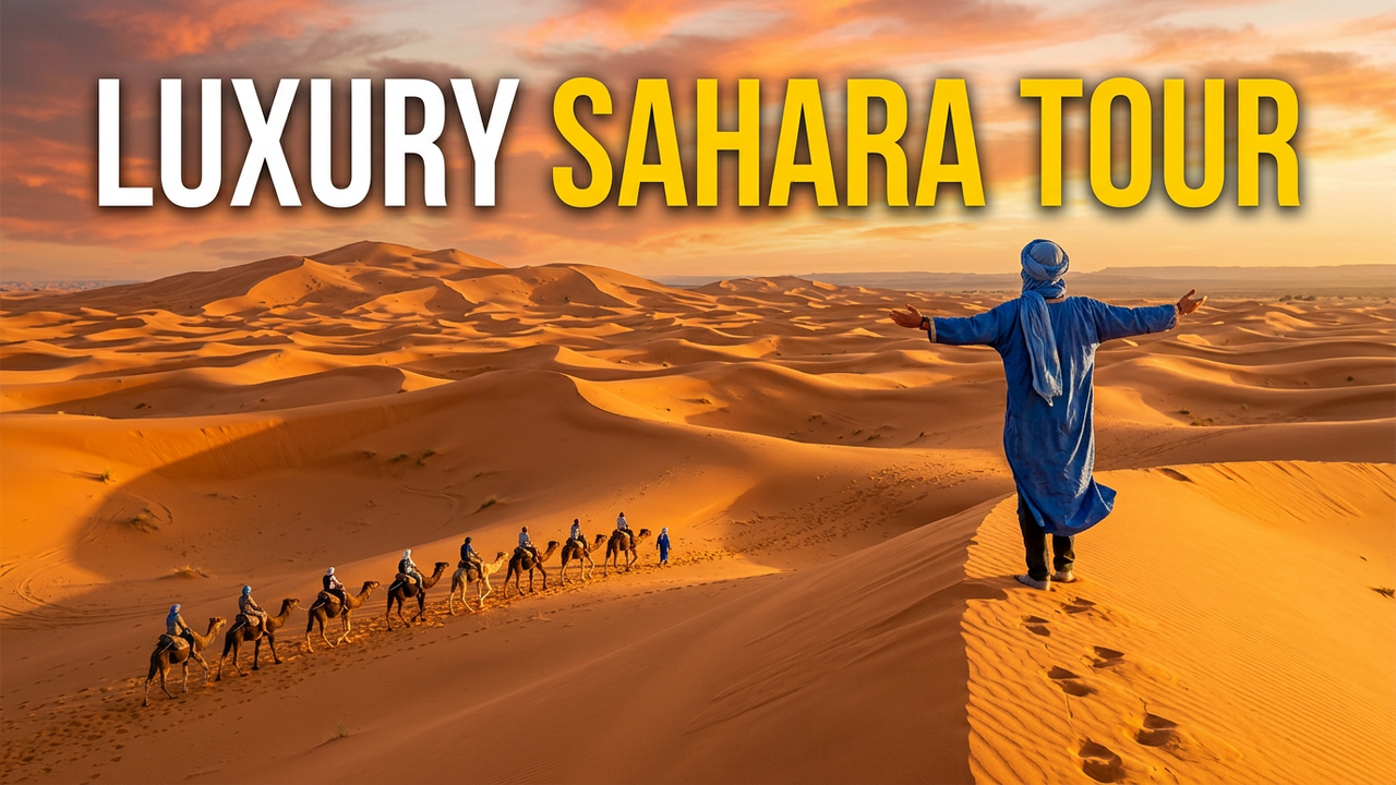 Merzouga desert camp under the stars